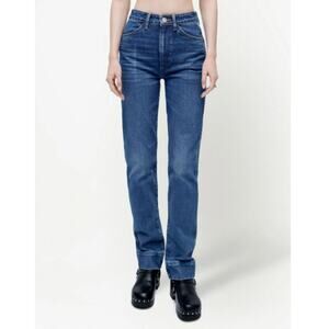 NEW REDONE Blue River 70s Mid-Rise Denim Straight-Leg Jeans Size 30